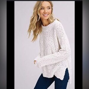 Listicle Cozy Chenille Sweater - Blue